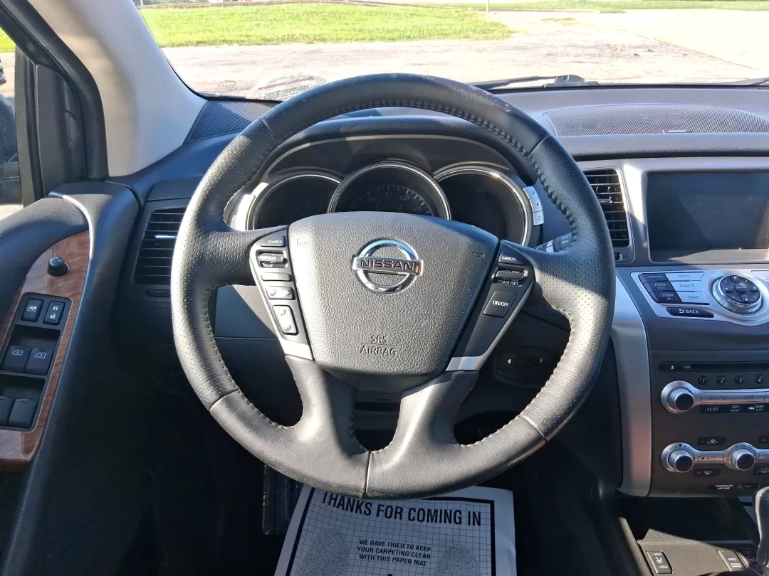 2013 Nissan Murano LE (JN8AZ1MW9DW) with an 3.5L V-6 DOHC engine, located at 8750 N County Rd 25A, Piqua, OH, 45356, (937) 908-9800, 40.164391, -84.232513 - Photo#16