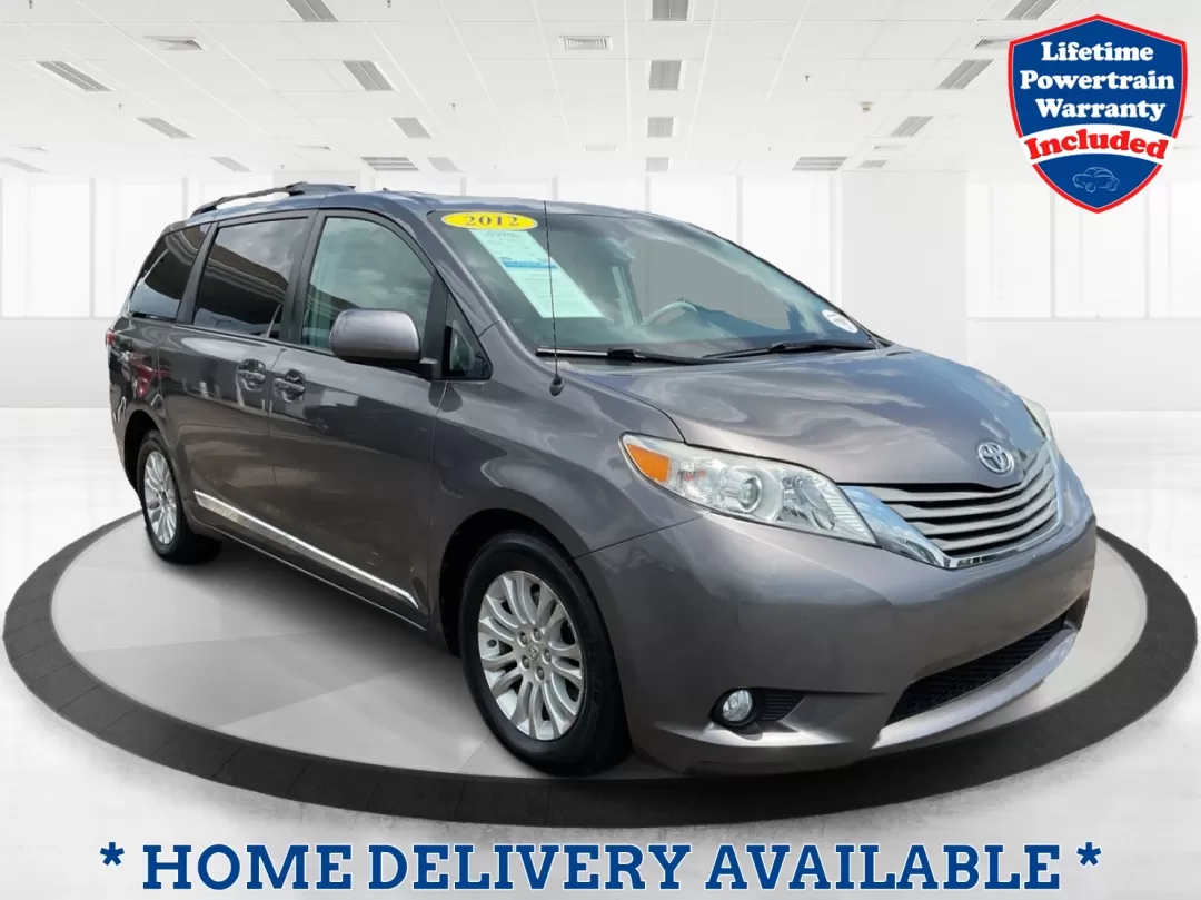 2012 Toyota Sienna XLE V6 8 Passenger (5TDYK3DC7CS) with an 3.5L V-6 DOHC engine, located at 4508 South Dixie Dr, Moraine, OH, 45439, (937) 908-9800, 39.689976, -84.218452 - 2012 Toyota Sienna XLE V6 8 Passenger - Photo#0