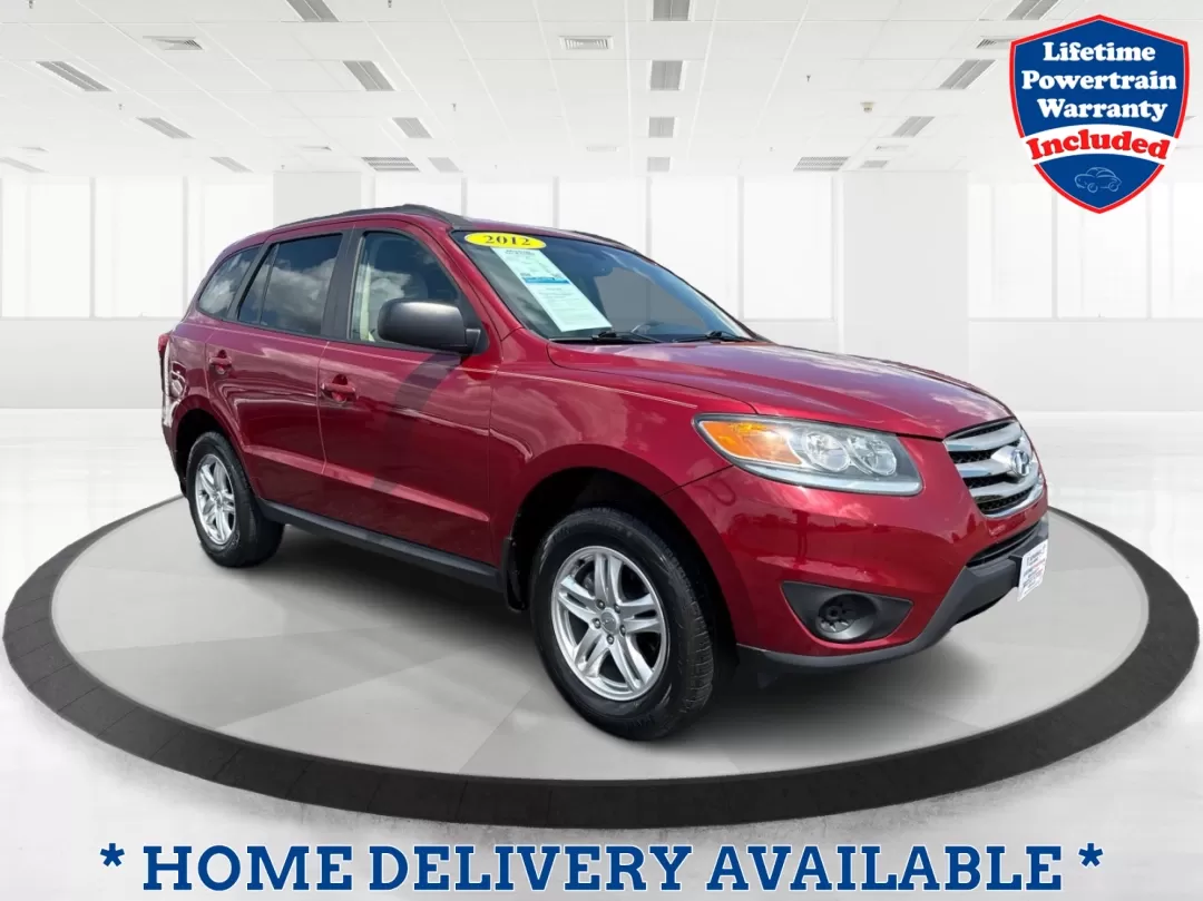2012 Hyundai Santa Fe GLS (5XYZGDAB0CG) with an 2.4L I-4 DOHC engine, located at 4508 South Dixie Dr, Moraine, OH, 45439, (937) 908-9800, 39.689976, -84.218452 - 2012 Hyundai Santa Fe GLS - Photo#0