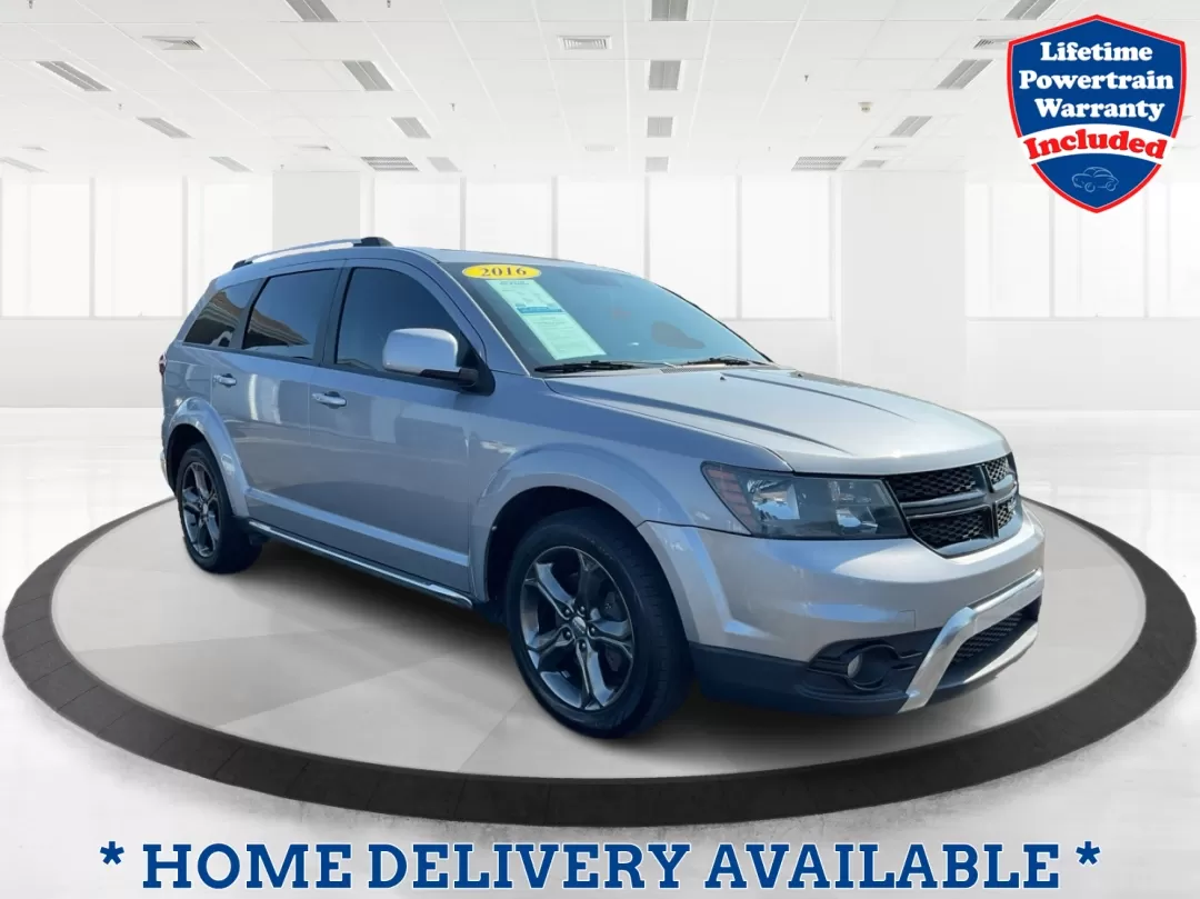 2016 Dodge Journey Crossroad Plus (3C4PDDGG2GT) with an Pentastar 3.6L V-6 DOHC engine, located at 1099 N County Rd 25A , Troy, OH, 45373, (937) 908-9800, 40.057079, -84.212883 - Photo#0