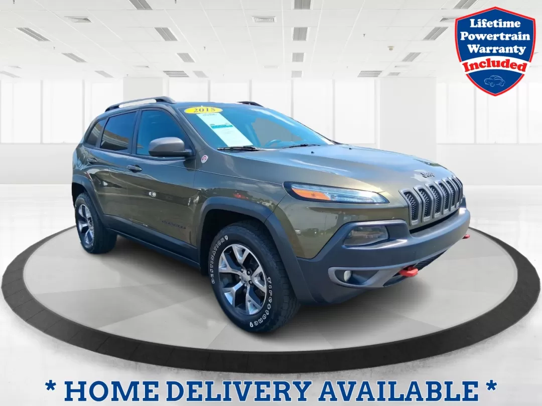 2015 Jeep Cherokee Trailhawk (1C4PJMBS8FW) with an Other engine, located at 8750 N County Rd 25A, Piqua, OH, 45356, (937) 908-9800, 40.164391, -84.232513 - Photo#0