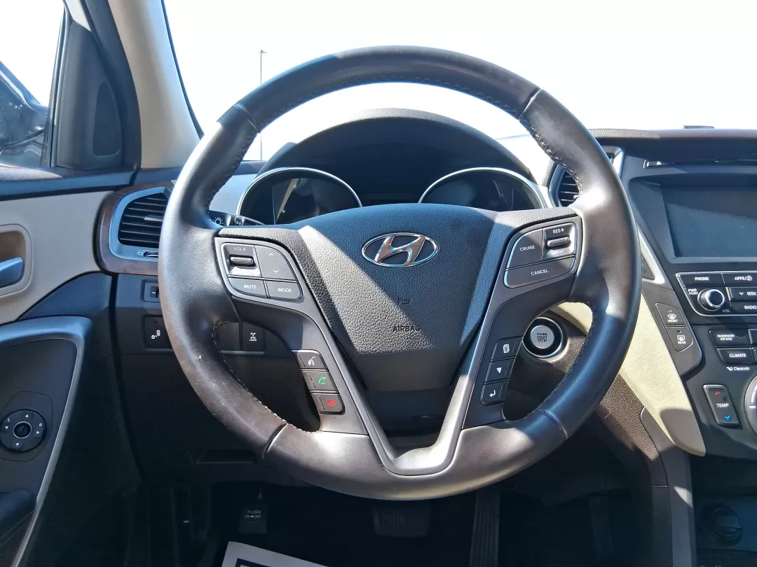 2018 Hyundai Santa Fe 2.4L (5NMZUDLB3JH) with an Theta II 2.4L I-4 gasoline direct injection engine, located at 880 E. National Road, Vandalia, OH, 45377, (937) 908-9800, 39.891918, -84.183594 - Photo#16