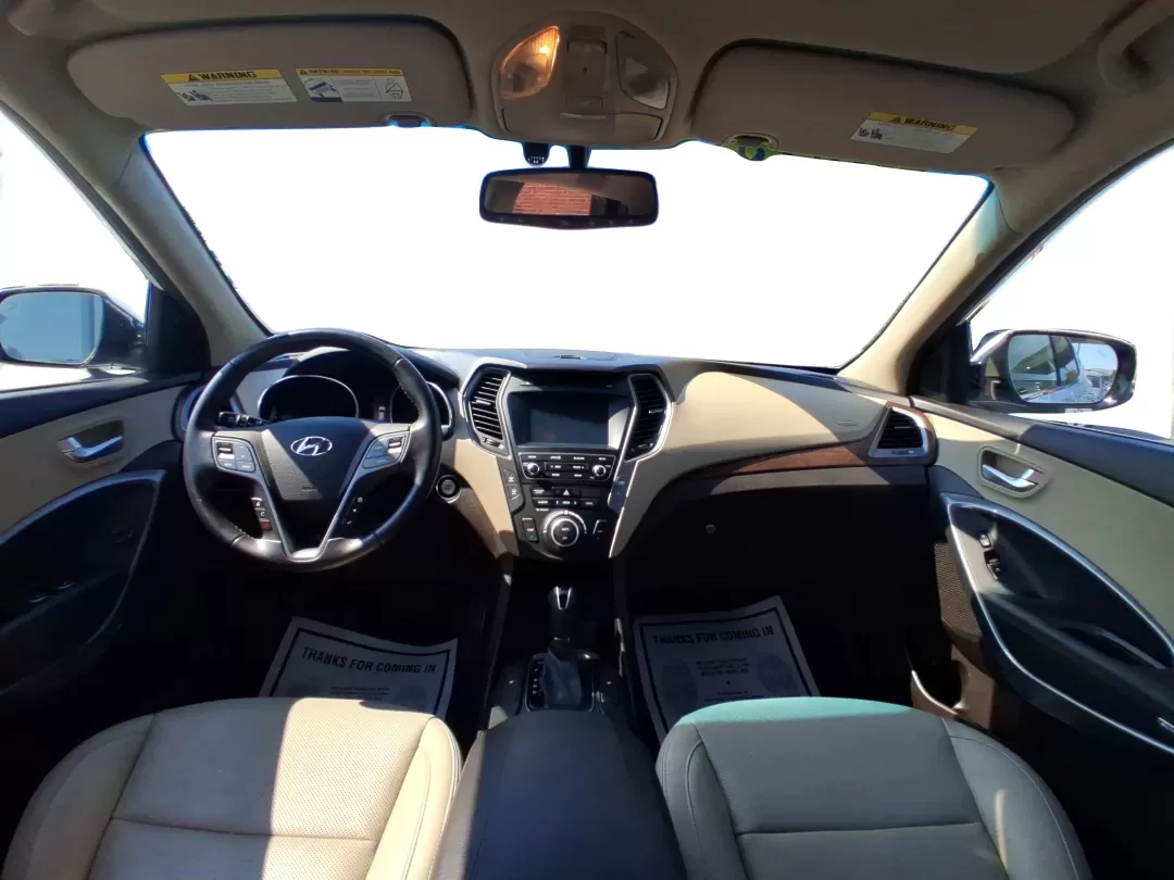 2018 Hyundai Santa Fe 2.4L (5NMZUDLB3JH) with an Theta II 2.4L I-4 gasoline direct injection engine, located at 880 E. National Road, Vandalia, OH, 45377, (937) 908-9800, 39.891918, -84.183594 - Photo#20
