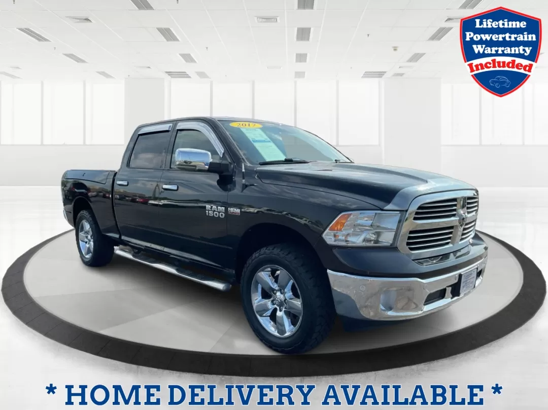 2017 Ram 1500 Big Horn Crew Cab 4x4 6'4 Box (1C6RR7TT6HS) with an Other engine, located at 8750 N County Rd 25A, Piqua, OH, 45356, (937) 908-9800, 40.164391, -84.232513 - **Experience Unmatched Capability with the 2017 Ram 1500 Big Horn Crew Cab 4x4 at Advantage Car and Credit - Piqua!**<br /> <br /> Are you on the hunt for a rugged and versatile truck that can handle everything from daily commutes to weekend adventures? Look no further than this stunning 2017 Ram 15 - Photo#0