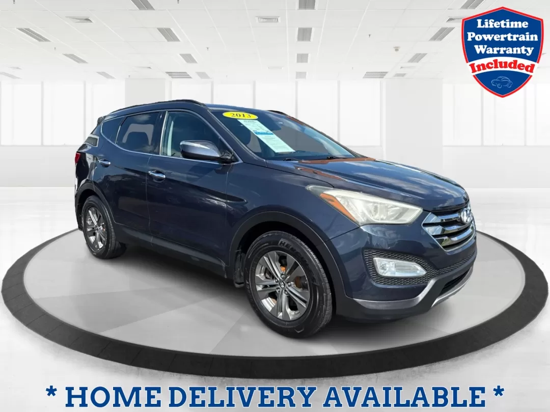 2013 Hyundai Santa Fe Sport (5XYZUDLB4DG) with an Theta II 2.4L I-4 gasoline direct injection engine, located at 401 Woodman Dr, Riverside, OH, 45431, (937) 908-9800, 39.760899, -84.123421 - 2013 Hyundai Santa Fe Sport - Photo#0